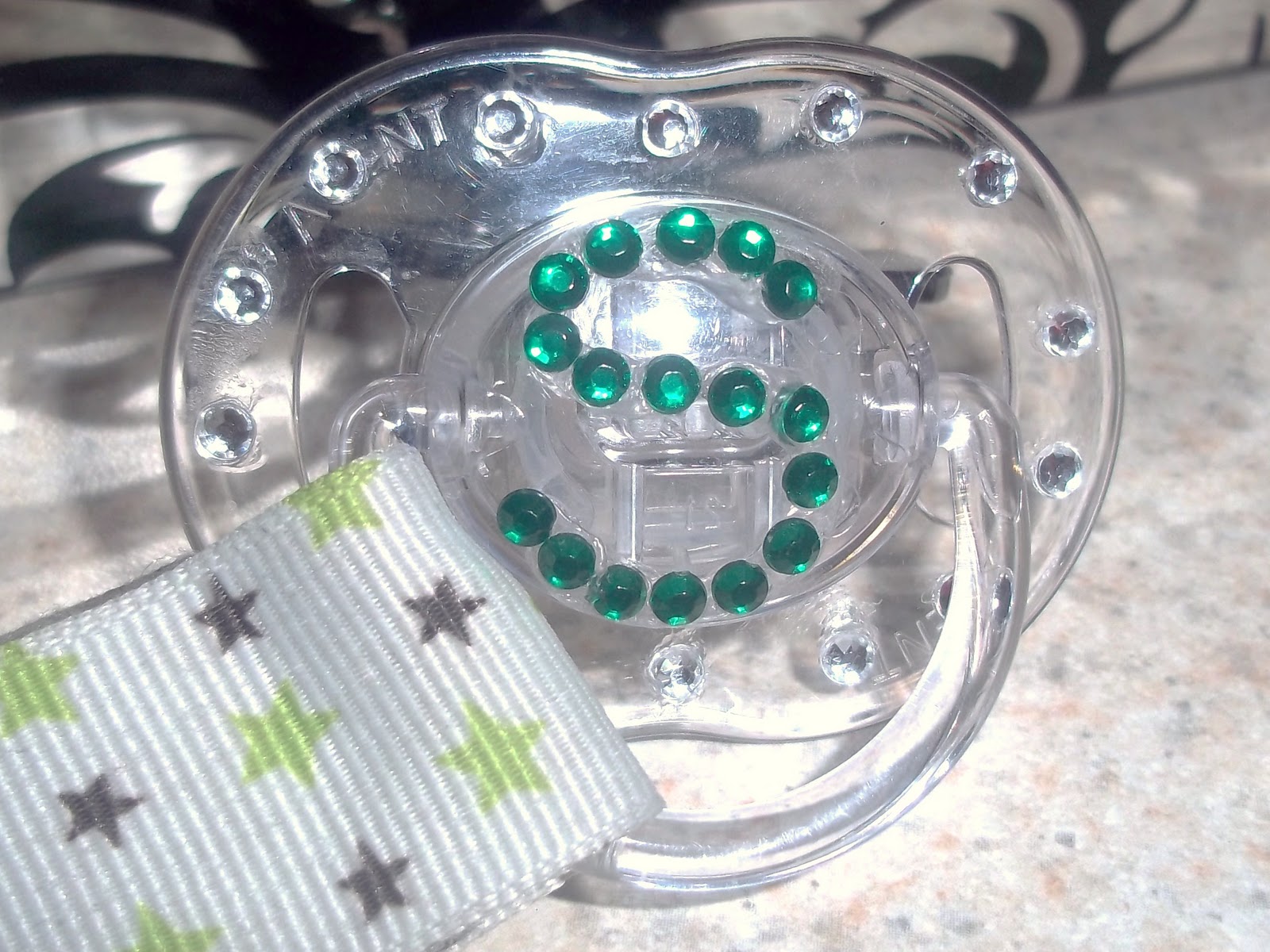 Tutu Cute Boutique: Blinged Pacifiers and Pacifier Keepers
