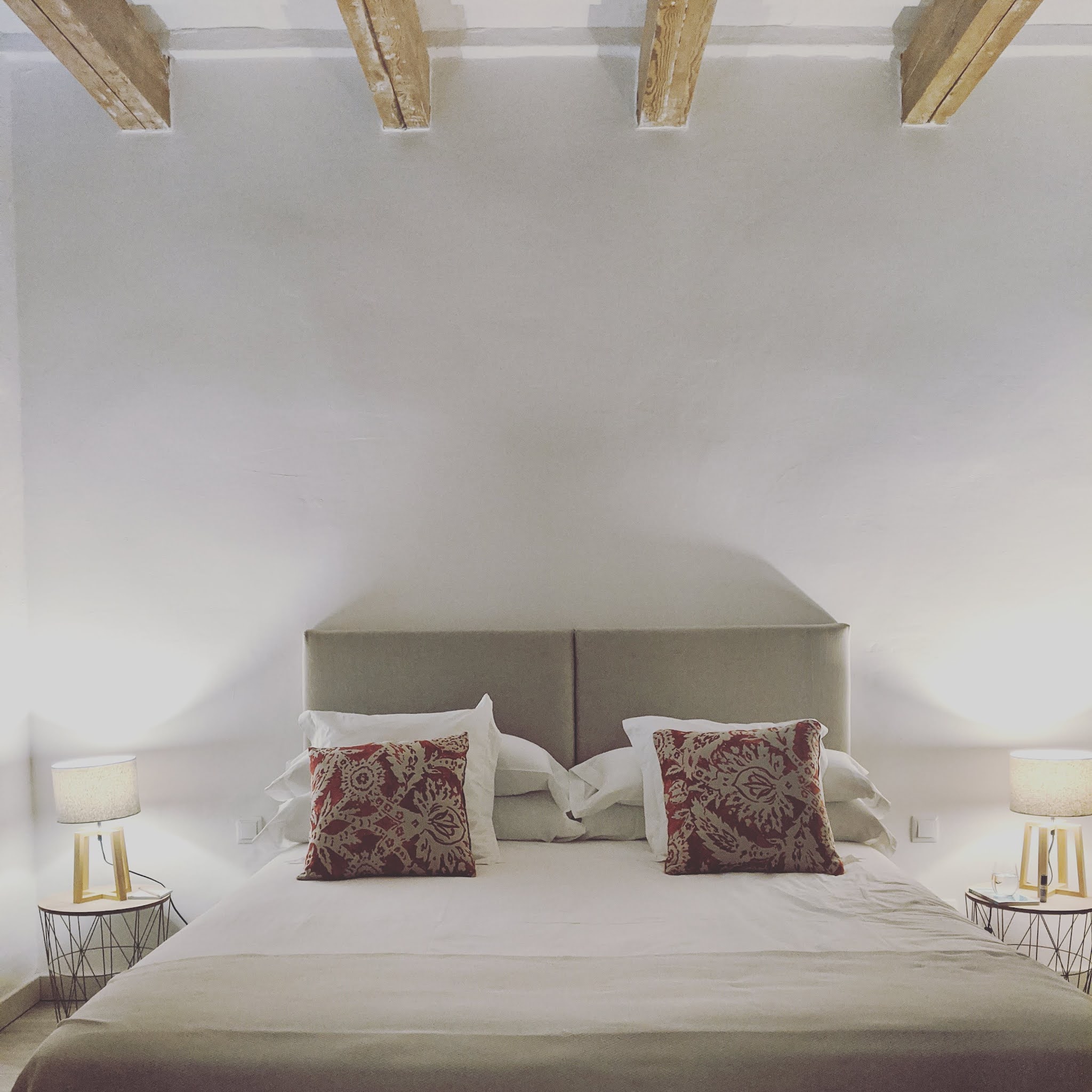 bedroom number seven at Can Alberti hotel in Mahon, Menorca
