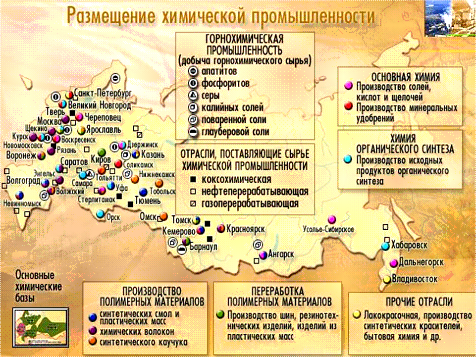 Основные базы химической промышленности в России на карте. Центры химической и Лесной промышленности. Размещение химической промышленности. Химическая промышленность России.