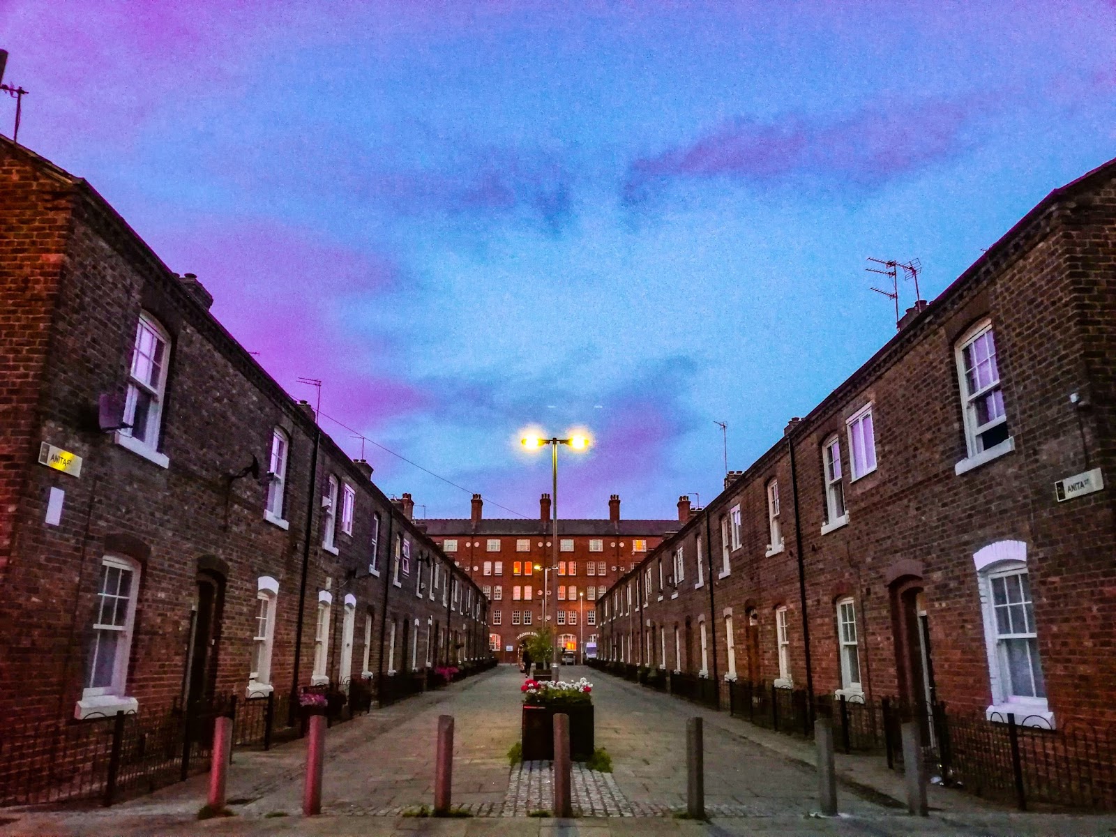Back in Manchester, England