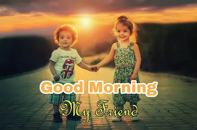 good morning friends image
