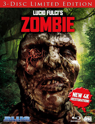Zombie 1979 Blu Ray 40th Anniversary Limited Edition Cover C Worms
