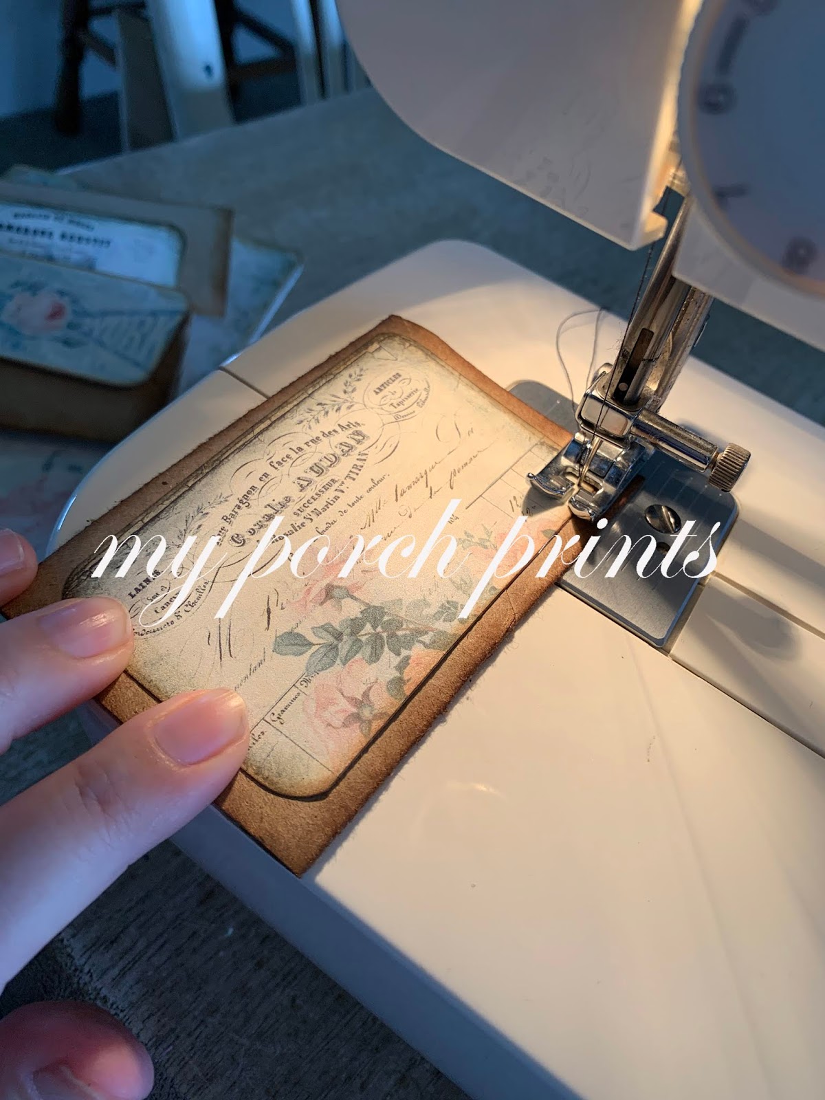 My Porch Prints Toilet Paper Roll Tags for a Junk Journal