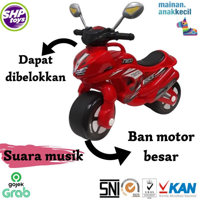tokosarana™ | Mahasarana Sukses™: Motor Mainan Anak SHP Neo GT553 Musik