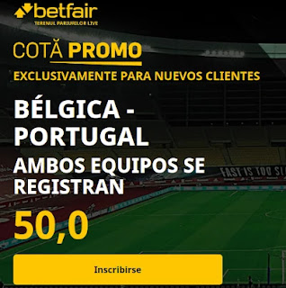 betfair Promoción Belgica vs Portugal 27-6-21