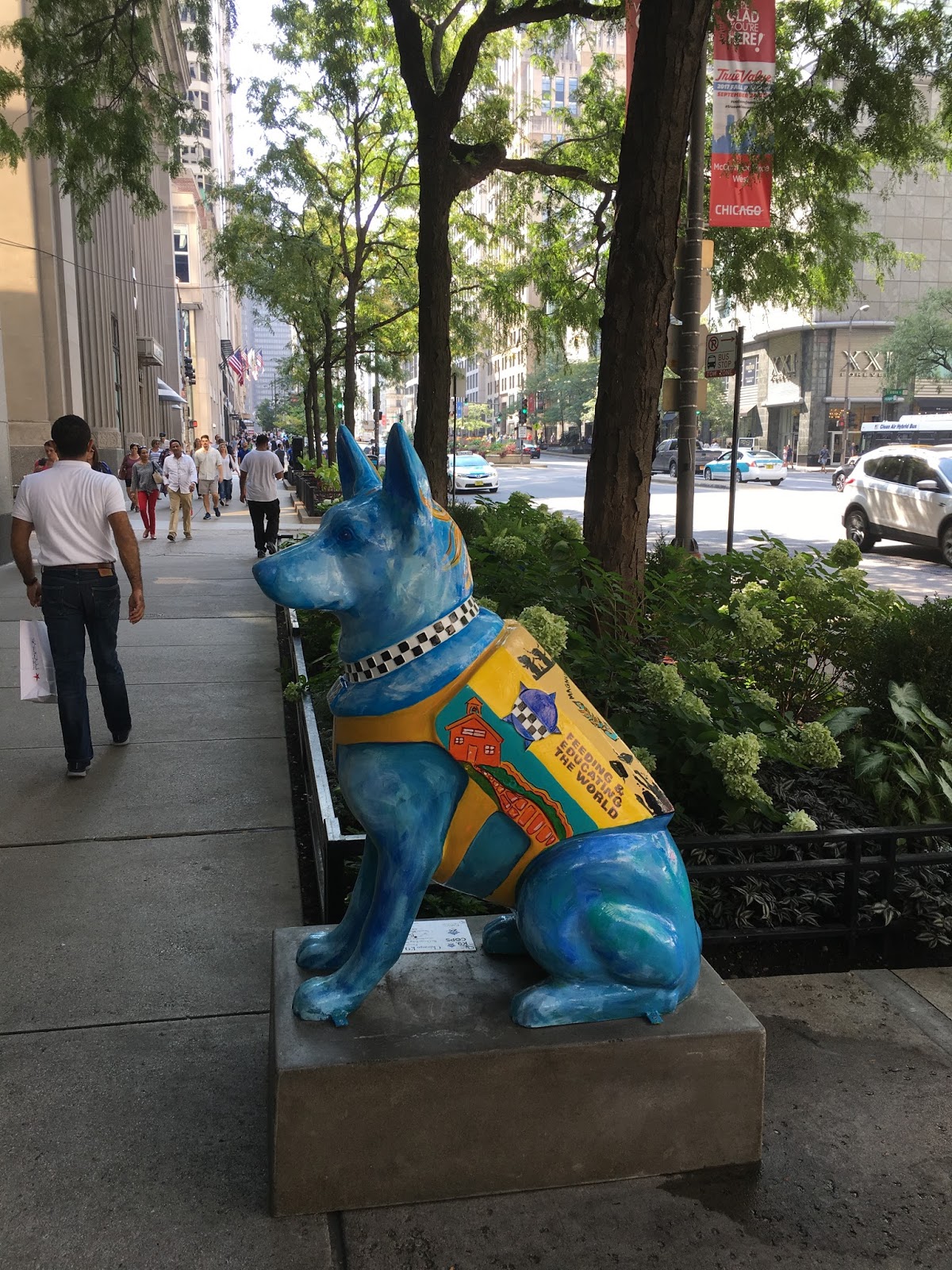 The Chicago Real Estate Local Dogs on parade Downtown K9 statues