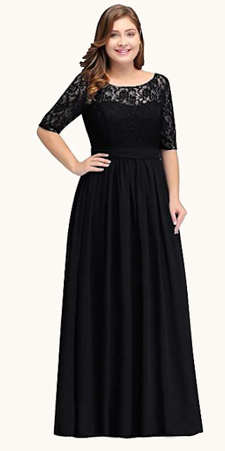 Floor Length Black Formal Gown