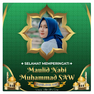 bingkai twibbon peringatan maulid nabi 1443 h 2021 - kanalmu