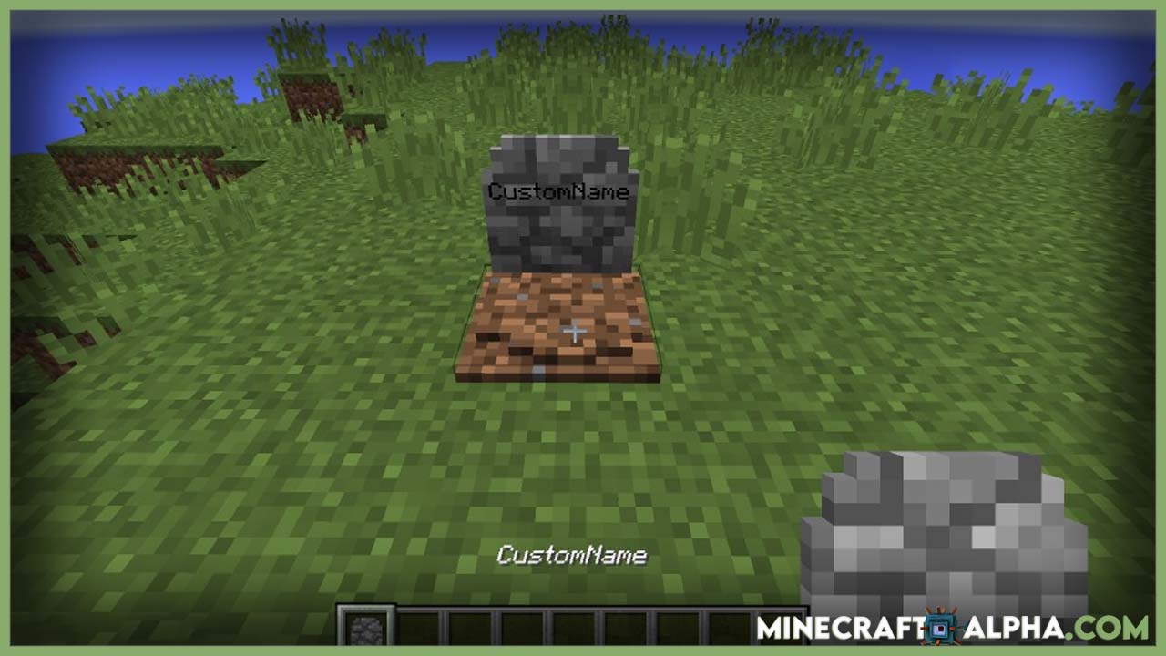 Minecraft EuhDawson’s GraveStone Mod 1.17.1/1.16.5 (Ritual, Tomb)