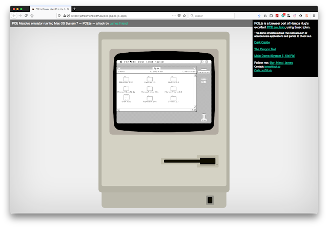 Original Apple Mac emulator