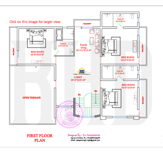 First floor plan