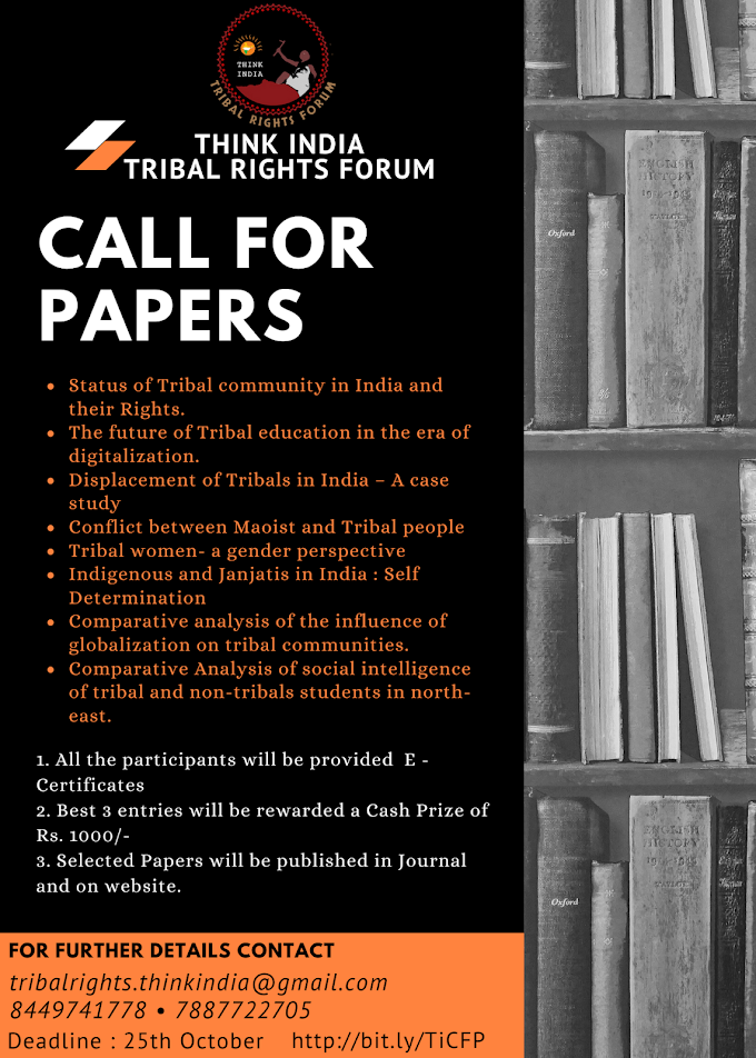 Call for Papers: Think India Tribal Rights Forum