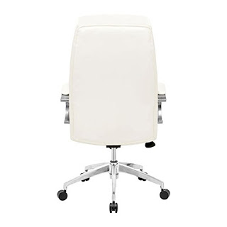white office chair viewed from behind