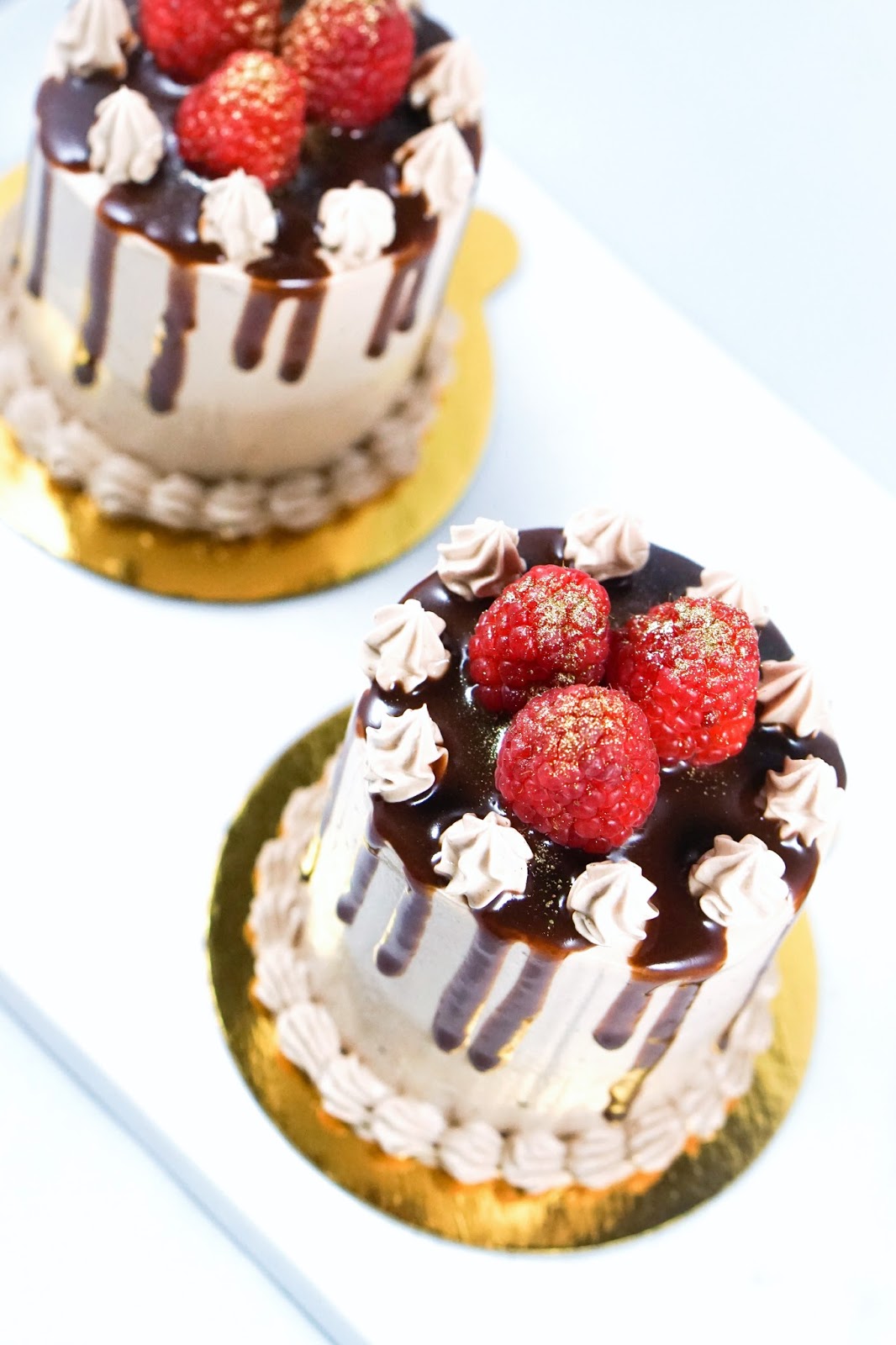 Eve S Fika Mini Double Chocolate Raspberry Cakes Minichokladtartor Med Hallon