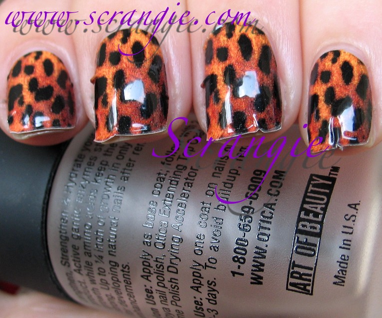 Scrangie: Inque Nails - A Little Cheetah