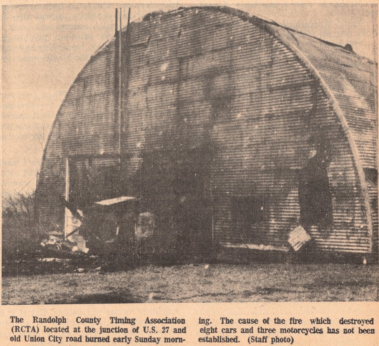 From the Pages of History 173. Car Club Fire & Short Winchester Notes.