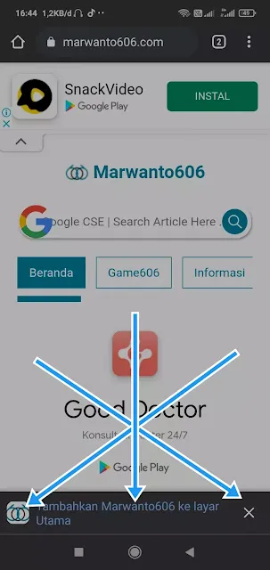 Menampilkan Notifikasi Install PWA di Blogger Menampilkan Notifikasi Install PWA di Blogger