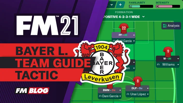 FM21 Bayer Leverkusen 4-2-3-1 Fluid Counter-Attack Tactic | Team Guide
