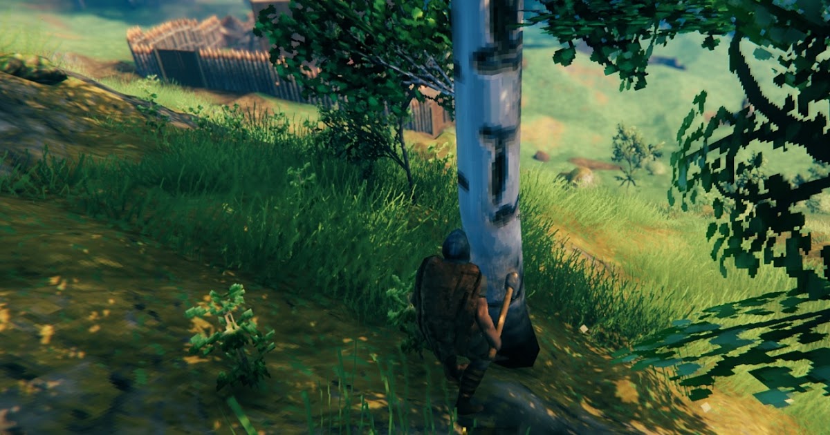 How to cut birch, pine, oak and other trees in Valheim
