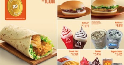Harga Hidangan Paket Irit Mcd (Mcdonald's) Indonesia