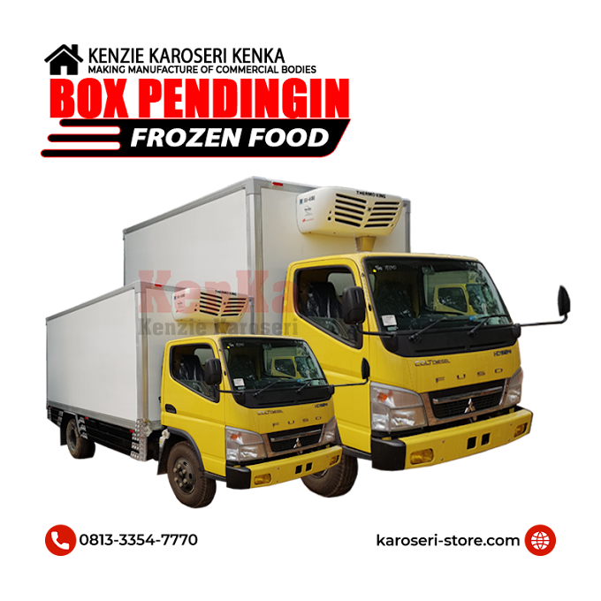 Dealer Mitsubishi dan Karoseri Box Pendingin Freezer - Chiller