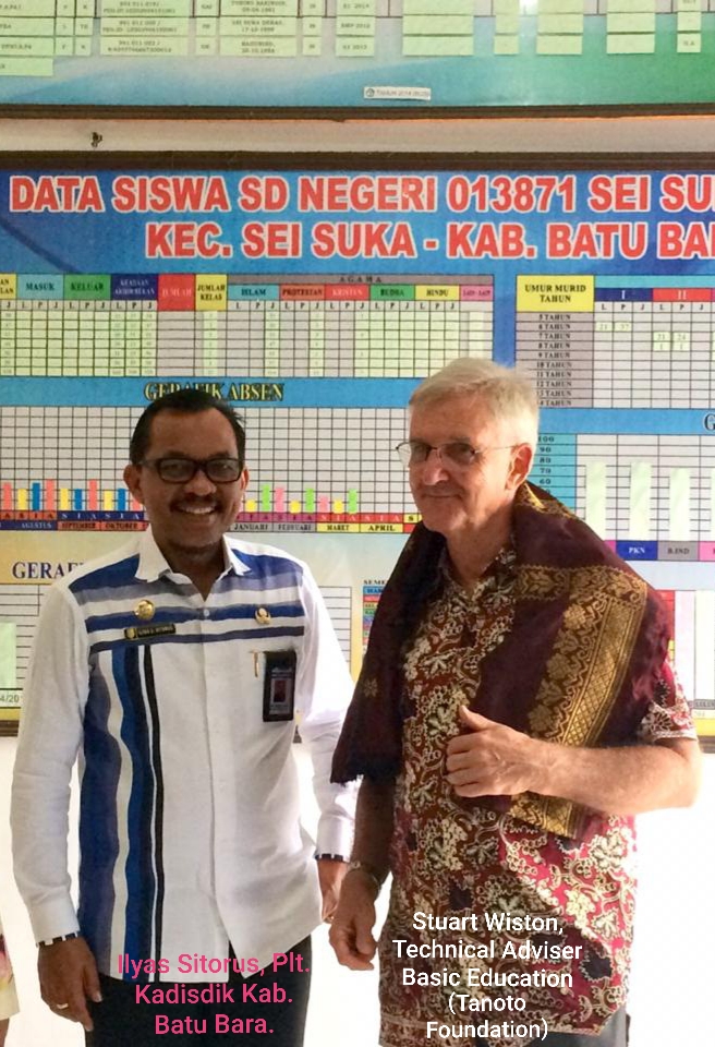 Ilyas Sitorus Dampingi Stuart Weston Cek Implementasi Program PINTAR Tanoto Foundation