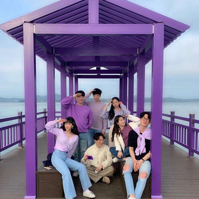 Purple Island in South Korea