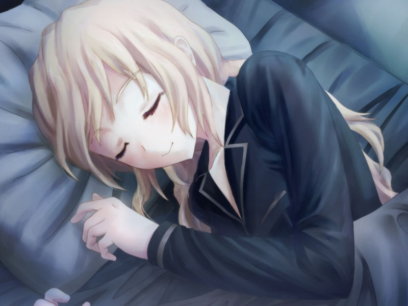 Anime Baby Girl Sleeping - anime girl