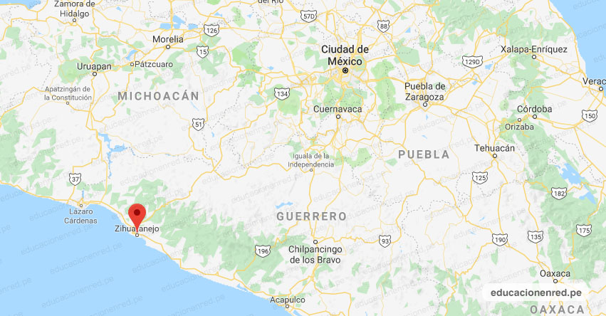 Temblor en México de Magnitud 4.0 (Hoy Viernes 22 Mayo 2020) Sismo - Epicentro - Zihuatanejo - Guerrero - GRO. - SSN - www.ssn.unam.mx