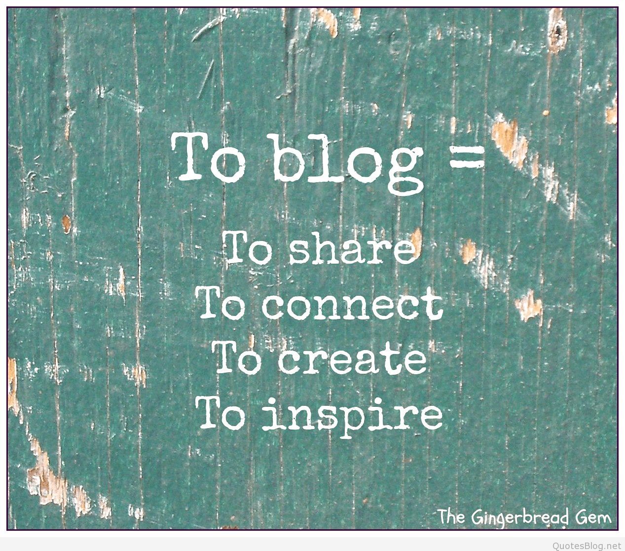 Why I blog