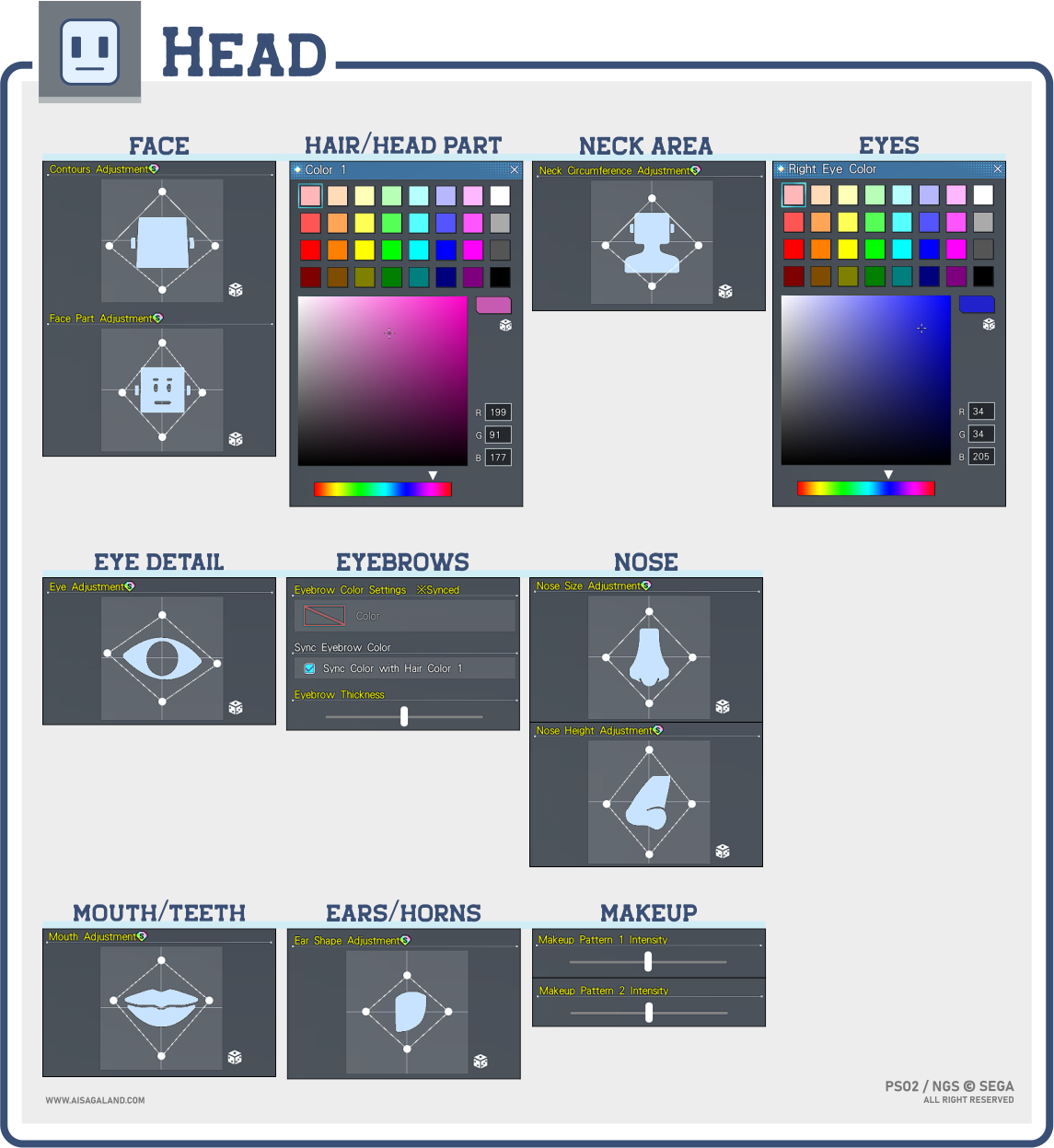 PSO2 NGS Character Creation - Megurine Luka - Aisaga Land