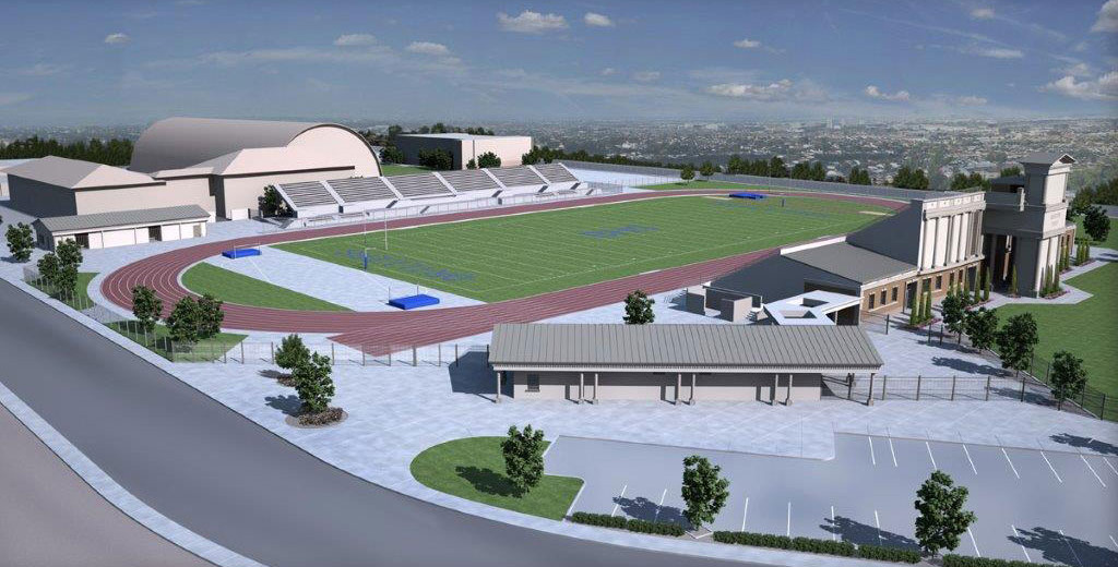 Bakersfield Observed Renovation of Griffith Field at Bakersfield High School moves toward
