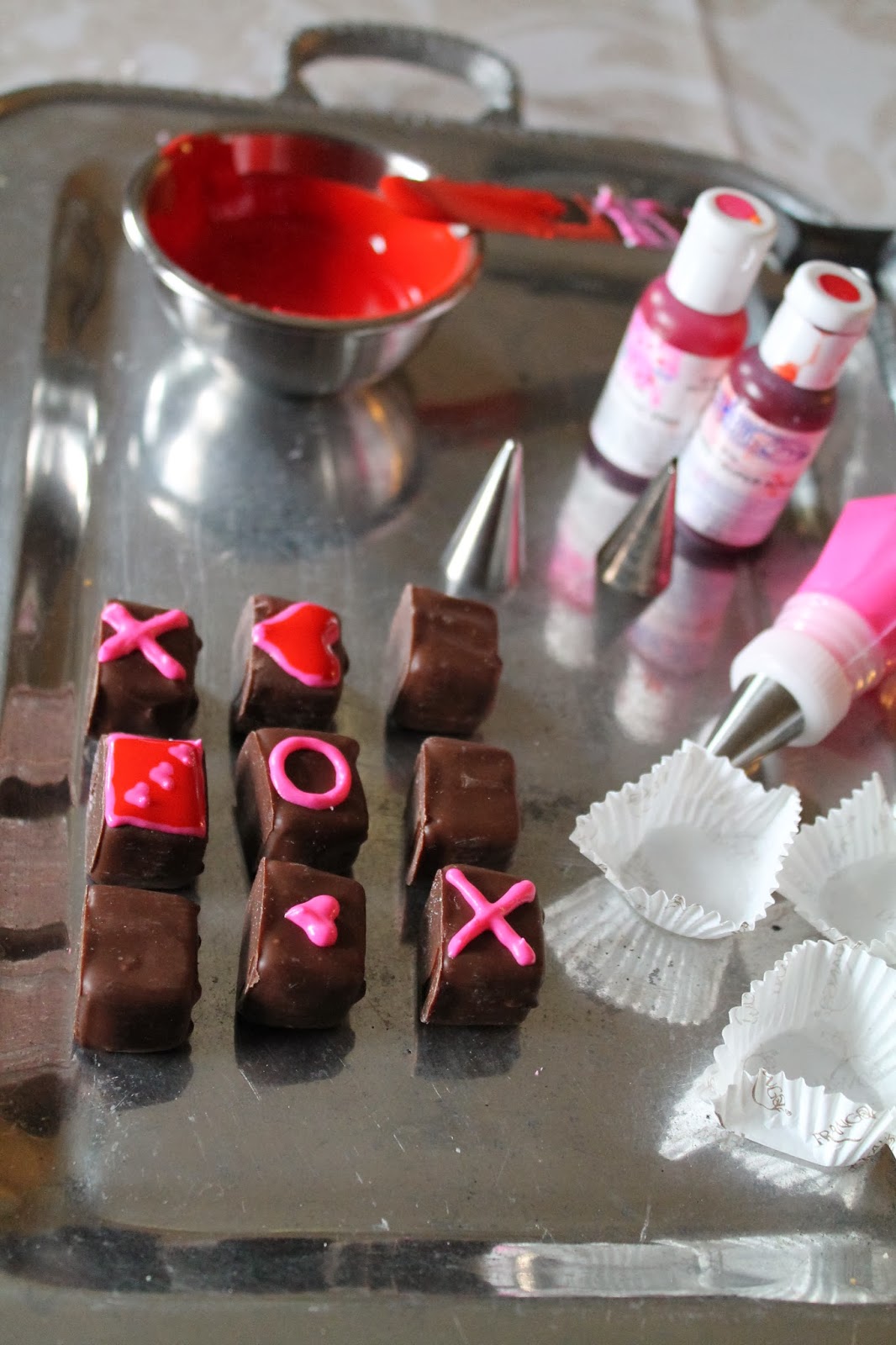 Corazones de chocolate para San Valentín - Blog de recetas de