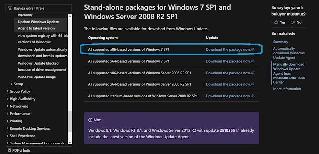 Stand-alone packages for Windows 7 SP1 and Windows Server 2008 R2 SP1