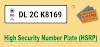 High Security Number Plate (HSRP) Price in UP in Hindi 