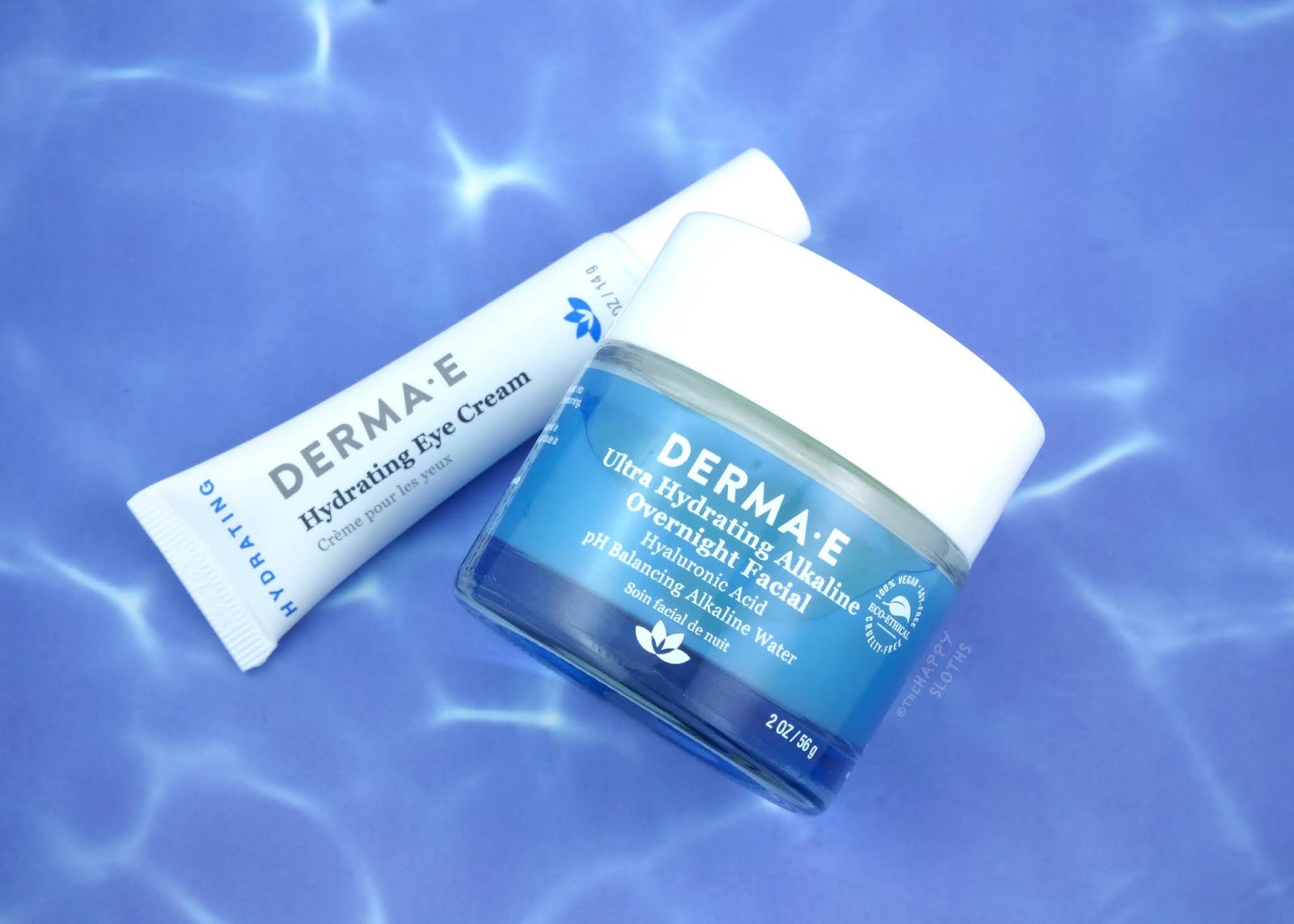 Derma E | Hydrating Eye Cream & Ultra Hydrating Alkaline Overnight Facial: Review