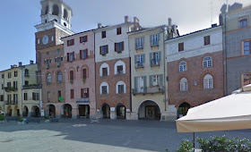 The Piazza Santarosa in Savigliano
