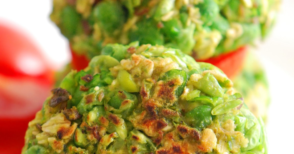 Probieren und Studieren Vegane ErbsenHaferflockenPatties