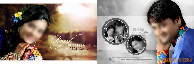 Latest Pre Wedding Album PSD DM Sheets