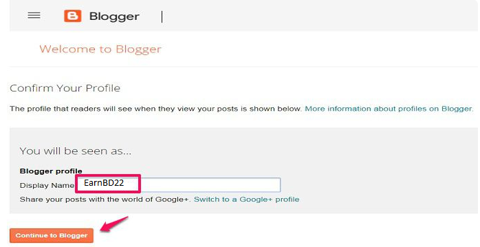 blog page