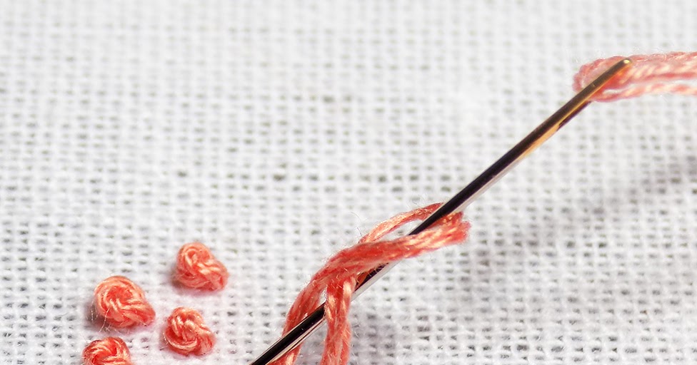 Colonial knot and hows it different from french knot  stitch floral