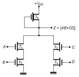 NMOS AND-OR-Invert Gate Circuit ~ Electronics and Communication