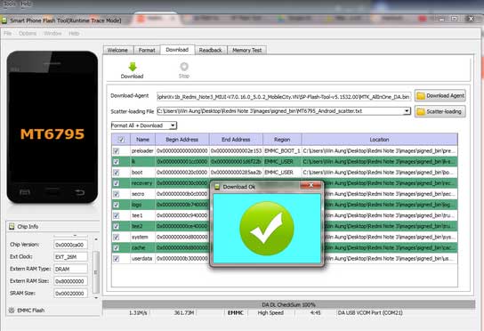 Cara Flashing Xiaomi Redmi Note 3 MTK (Mediatek) via Flashtool Cara Flashing Xiaomi Redmi Note 3 MTK (Mediatek) via Flashtool
