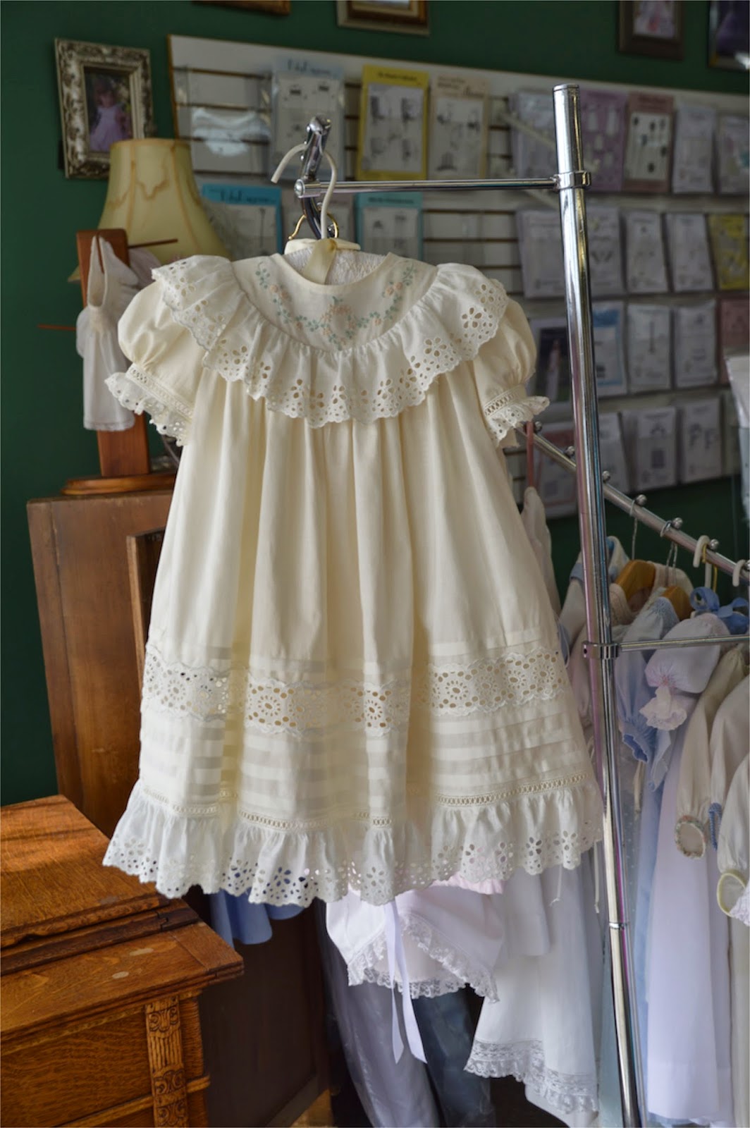 The Old Fashioned Baby Sewing Room Antique Toddler Dress View 2 on