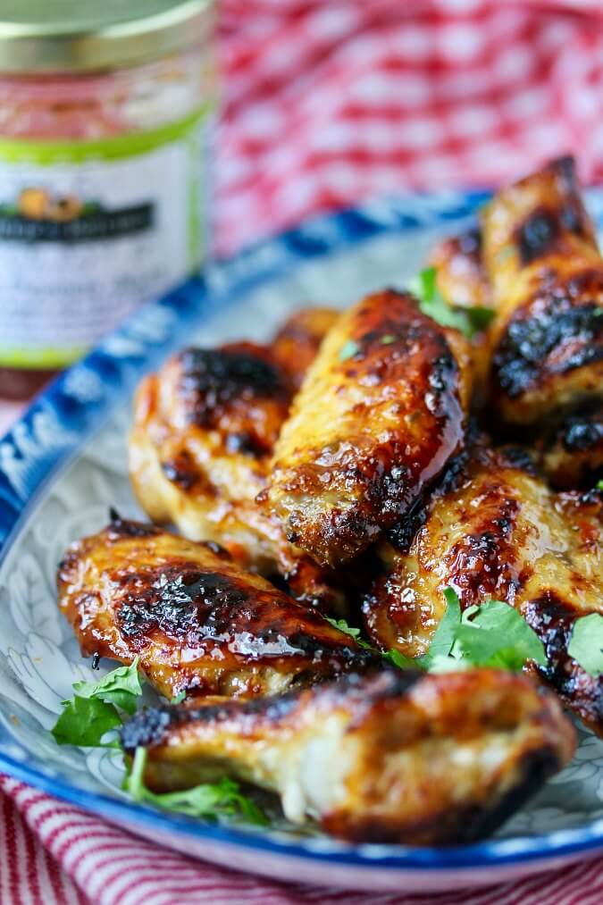 The Best Pepper Jelly Glazed Chicken Wings Karen's Kitchen Stories