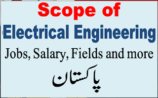 scope, salary, fields and admission of electrical engineering in pakistan