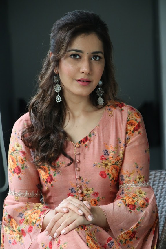Raashi Khanna at Adanga Maru promotions