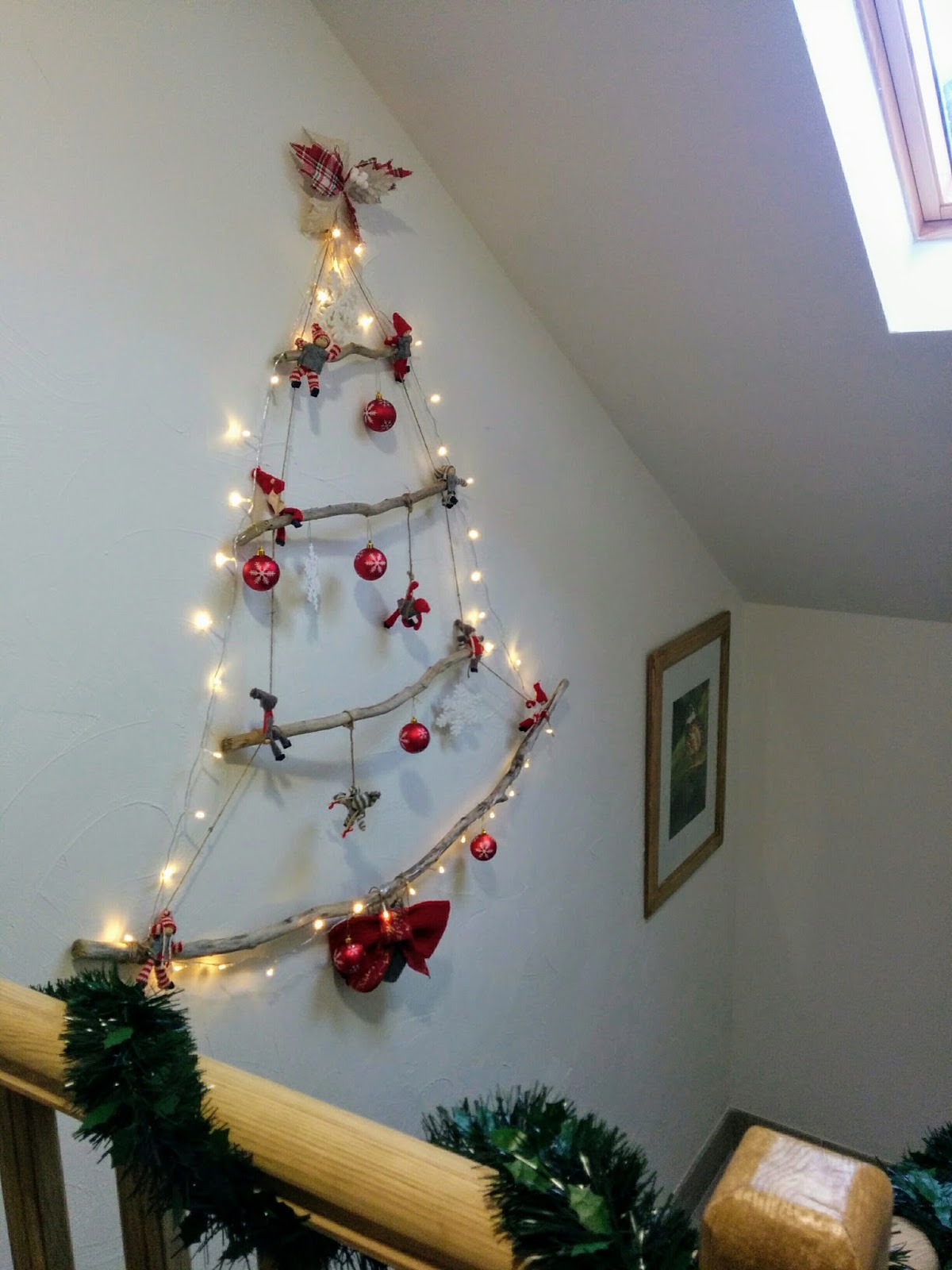 Christmas tree for a wall