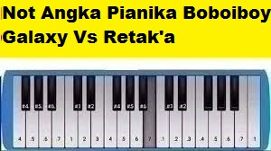 Not Angka Pianika Boboiboy Galaxy Vs Retak�a - CalonPintar.Com