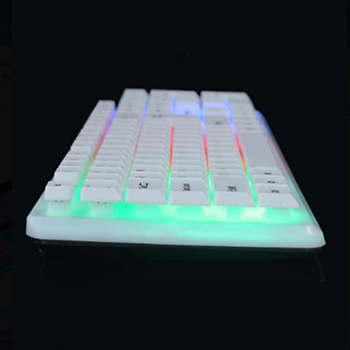 Bộ Bàn Phím Giả Cơ và Chuột Chuyên Game G21 Led 7 Màu (Màu trắng)